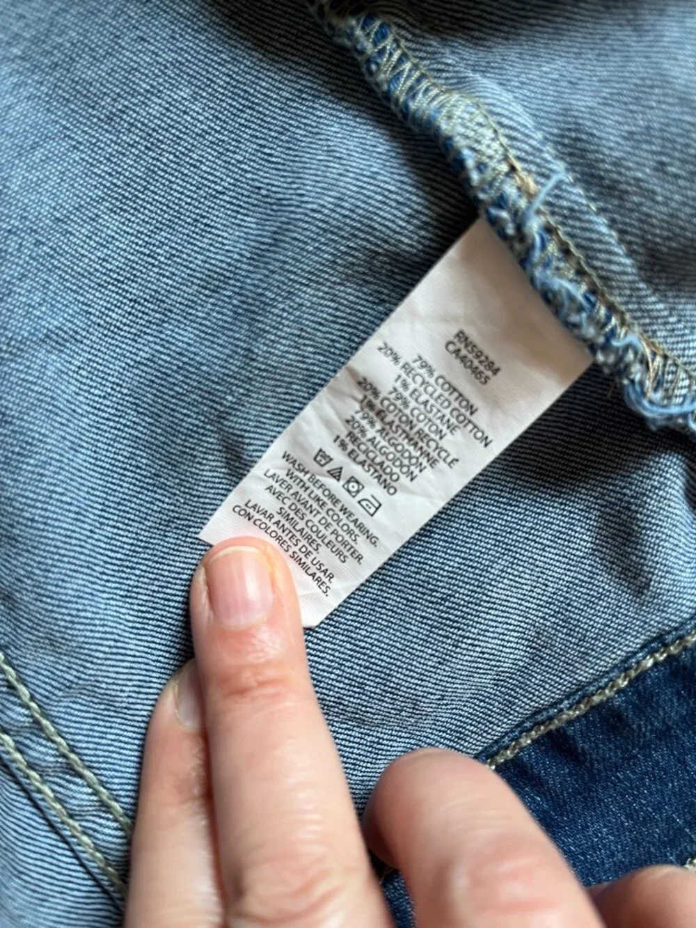 Girls Denim Jacket from Children's Place Size 7 8